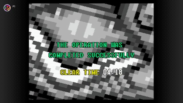 Screenshot of Super Metroid, showing "the operation was completed successfully. Clear time 04:18"