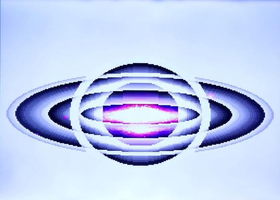Oh no, the planet blew up!

Image shows what kind of looks like a big purple supernova surrounded by a white void.