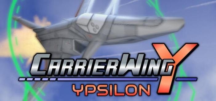 Steam store header image for a game called Carrier Wing Ypsilon