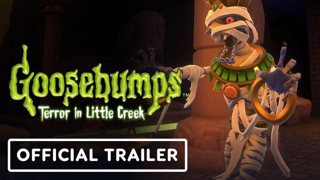 YouTube cover image for a video titled Goosebumps: Terror in Little Creek - Official Launch Trailer