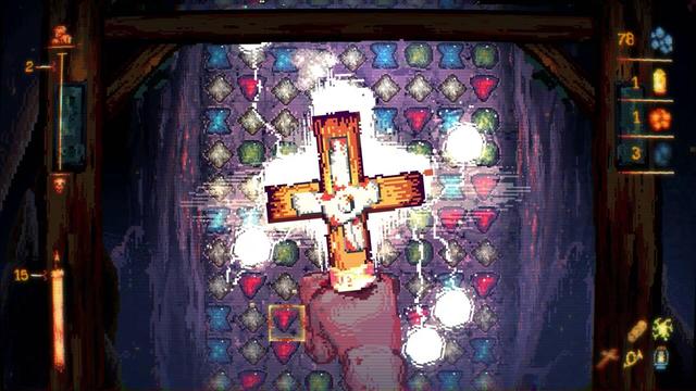 Screenshot from a game called Basalt: The Cursed Vein