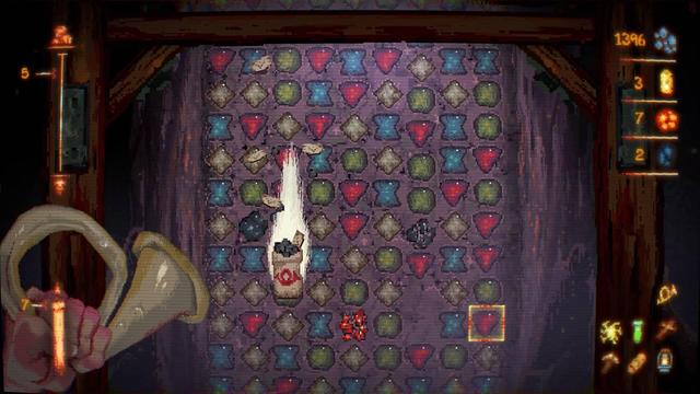 Screenshot from a game called Basalt: The Cursed Vein