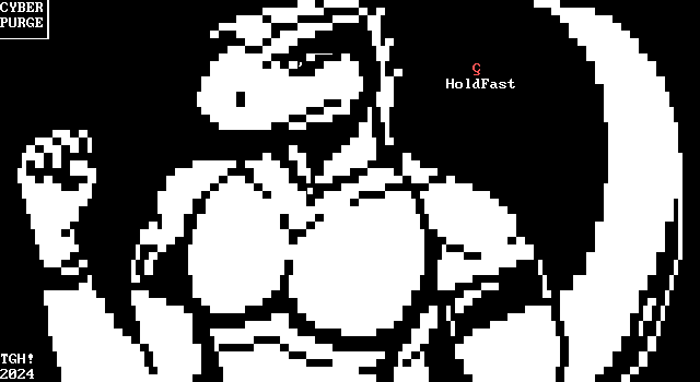 A muscular snake man with metal arm bands and bracelets, and a short mohawk. He is identified as "HoldFast".